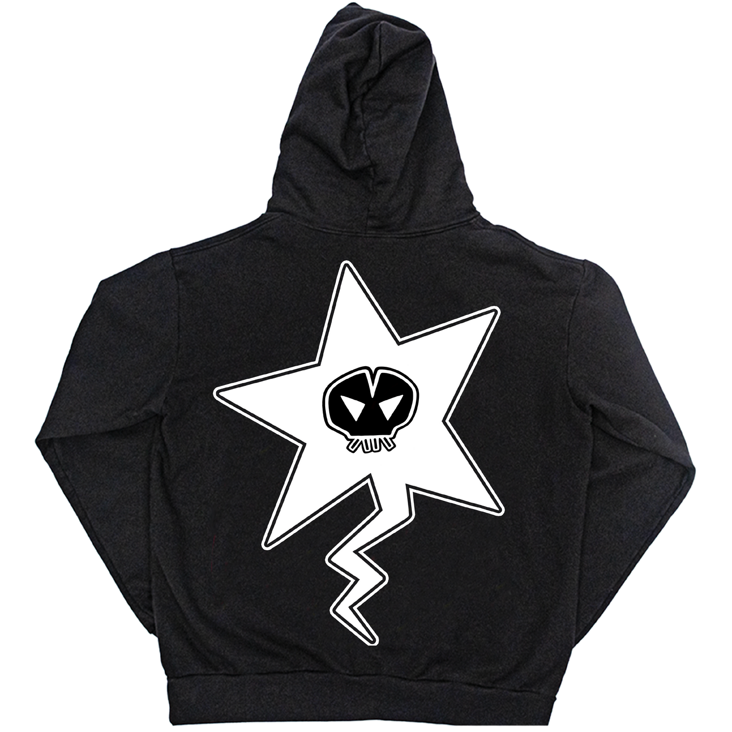 NORTH STAR HOODIE - BLACK
